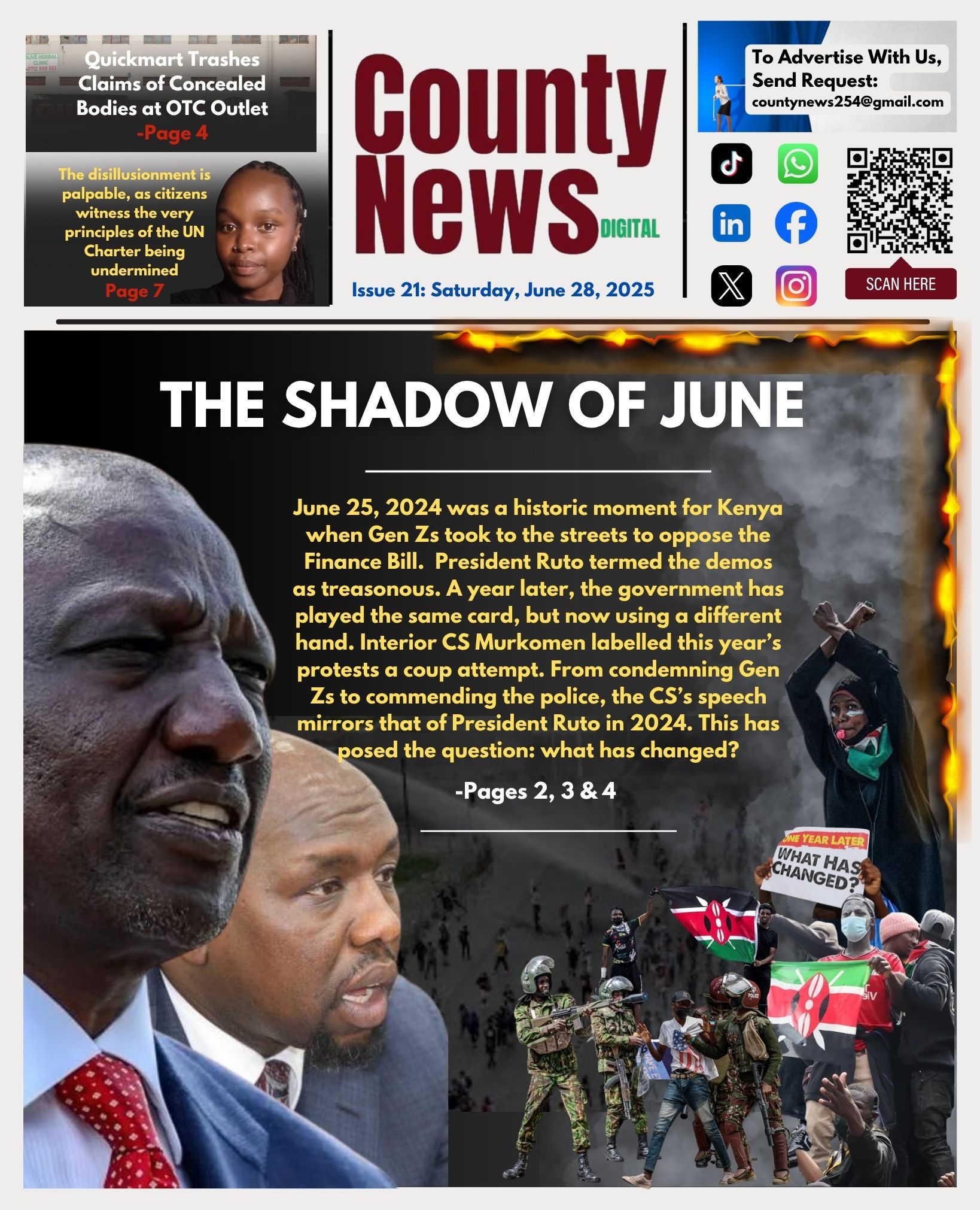 County News Digital: Kenya's Moment of Protest and Political Paradox